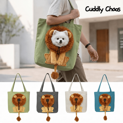 Lion Shaped Cat Carrier Bag