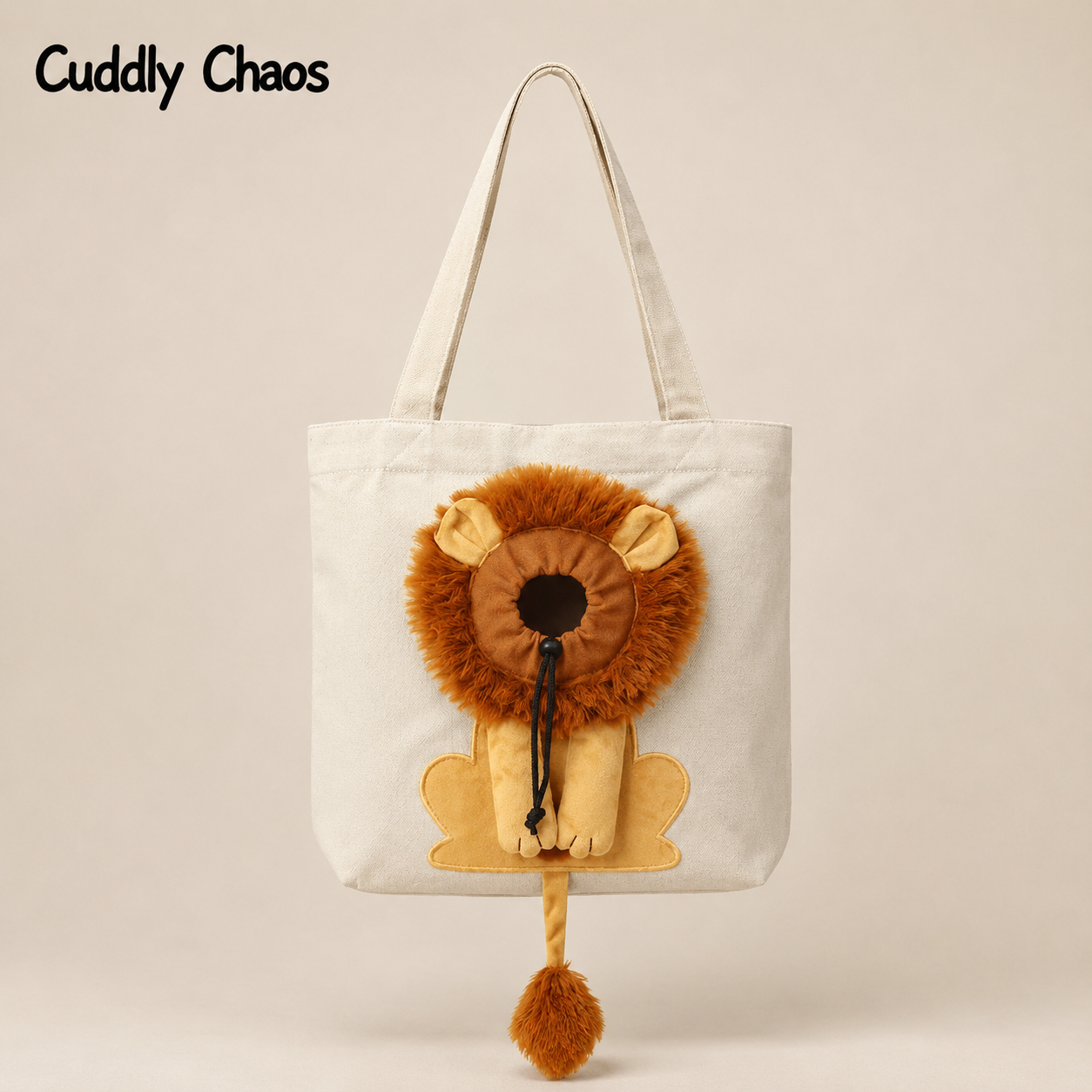 Lion Shaped Cat Carrier Bag