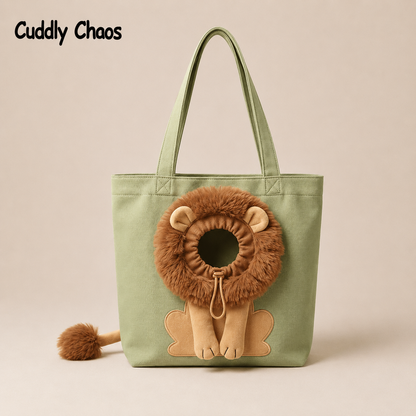 Lion Shaped Cat Carrier Bag