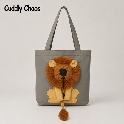 Lion Shaped Cat Carrier Bag